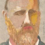 Watercolor portrait of James A. Garfield