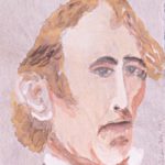 Watercolor portrait of John Tyler